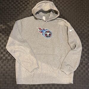Men's Tennessee Titans Nike Heathered Gray Club Fleece Pullover Hoodie